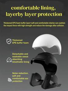 AD Kask motocyklowy HD z podwójną soczewką przeciwmgielną, otwarty, certyfikowany przez Seasons DOT, kask ochronny do jazdy, rozmiar uniwersalny