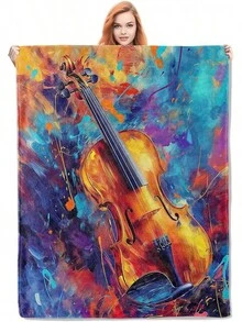 Birds And Butterflies Throw Blanket Gifts, Soft Cozy Fleece Blanket With Nature Floral Print, Blanket For Couch Bed Sofa, Perfect For Nature Lovers And Spring Decor, 50x60 In - Color328 - View 14