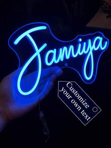 Personalisiertes Neon-Schild, Hochzeitsdekoration, Neon-Namensschild, LED-Neon-Schild für Kinder, personalisierte Geschenke, Schlafzimmerdekoration, Heimdekoration USB-LED-Leuchte, Geburtstagsgeschenke, Kinderzimmerschild Kinderzimmerbuchstaben Kinderdekoration Kinderzimmerdekoration, einzigartige ideale Geschenke für ihn, sie, für Kindertag, Vatertag, Abschluss, Hochzeiten