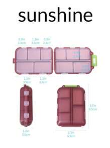 Monatlicher Pillenorganizer 28-Tage Pillendose, nach Woche organisierte Medikamentenorganisation, große 4-Wochen Pillenbox mit staubdichtem Gehäuse für Fischöle, Vitamine, Nahrungsergänzungsmittel