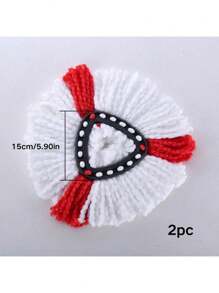 1pc/2pcs Mop Head Replacement For O-Cedar And EasyWring 1 Tank System Washable Mop Pads, Reusable Mop Cloths 360 Degree Swivel Mop Pads