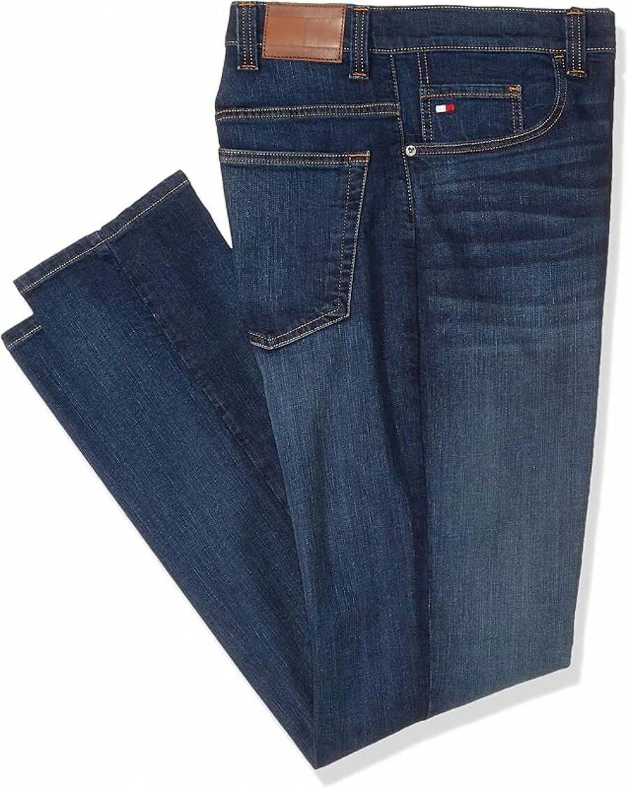 Men's Relaxed Fit Stretch Jeans - Bt Dark Wash - View 1