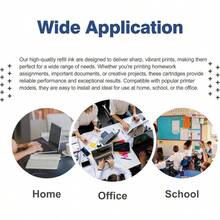 552 Refill Bottles 6 Pack Replacement For Epson Ecotank Photo ET8550 ET8500 ET8550 ET8500 8550 8500 Printer, Compatible For T552 Dye Black, Photo Black, Cyan, Magenta, Yellow, Gray - 白色 - 查看 6