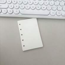 M5 活页夹 Kpop 收藏书，马卡龙 5 孔封面，DIY 10 件套，45 张网格/空白/线补充纸，活页垃圾日记本手记 - 彩色 - 查看 21