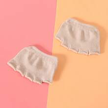 1 Pair Of High-Heeled Shoe Pads, Five-Toed Socks, Low Vamp, Invisible, Summer Toe Touch, Half Of The Forefoot, Women's Invisible Five-Toed Socks, Toe Exposure High Heels, High-Heeled Shoe Anti-Friction Foot Pads - Multicolor - View 3