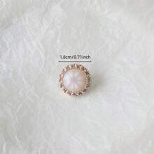 6/10/12/20 件黑白珠光纹理猫眼树脂纽扣，百搭时尚装饰纽扣，适用于西装、外套、毛衣、开衫、衬衫、DIY 配饰 - 黑與白 - 查看 41