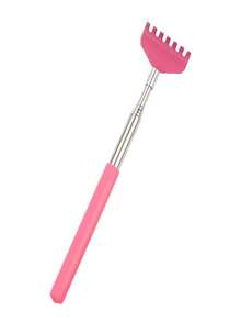 1 件可伸缩互动逗猫棒 - 二合一按摩梳和抓挠玩具，适合宠物美容玩耍 - 彩色 - 查看 8