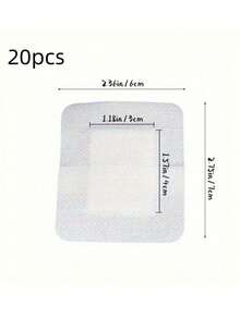 100/50/30pcs Wound Dressing Bandages/Wound Dressing/Breathable Gauze Pads, Latex Bandages/First Aid Kit Self-Adhesive Wound Dressings - White - View 10