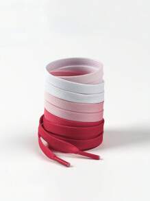 1 par de cordones de zapatos de moda con degradado de color, disponibles en múltiples colores, cordones elegantes para tenis, zapatos casuales, accesorios para zapatos