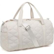 Training Bags - Beige Diamond-shaped Quilted Fabric - View 3