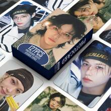 مجموعة ملصقات وبطاقات صور الطبعة الخاصة ل-S - بانغتشان، ليكونو، تشانغبين، آي.إن، بمناسبة عيد الميلاد ال- 5 والأعياد - بضاعة مشجعي ال- KPOP، مجموعة 92 قطعة (60 بطاقة LOMO + 32 ملصق)، 60 قطعة، 124 قطعة