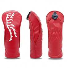 Dazzling Red Golf Club Head Cover: , Waterproof, Golf Accessory Club Protection Cover, Providing The Best Protection For Your Golf Club. - Red - View 4
