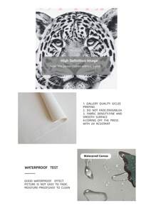 1/3pcs Frameless Pink Leopard 3 PiecesGallery Wall Art Set, B&W Fashion Magazine-Style Prints, Teen Room Decor For Office & Dorm | Posters, Wall Decor, Bedroom Decor, Dorm Essentials, Gift Idea