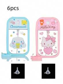 Sanrio 1PC/3PCS Dispensing Bottle, Mini Spray Bottle, 50ml Card Perfume Spray Bottle, Water Replenishing Spray Bottle, Portable Travel Spray Bottle Accessories