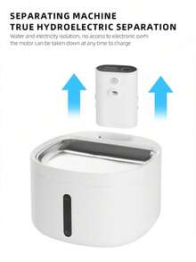 Fuente de agua inalámbrica y automática para gatos - 88oz/2.6L/0.69Gal, con sensor de movimiento para suministro de agua automático, 3 modos - modo sensor de movimiento, modo temporizador de 20 minutos, modo de agua continua de 1 hora, bomba de agua súper silenciosa - Dispensador de agua para mascotas con batería recargable - Multicolor - Ver 5