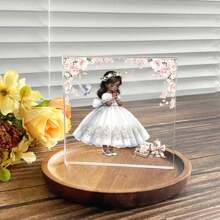 Centres de table Décoration de bureau mignonne - Décoration de bureau adorable pour femmes - Idéal comme cadeau d'anniversaire pour sœur et cadeau d'anniversaire pour femmes - Également excellent comme décoration de chambre, décoration de salon et décoration de chambre à coucher - Parfait pour la décoration de la maison - Convient pour les scènes de pendaison de crémaillère et d'anniversaire, et peut être un excellent cadeau pour les anniversaires et les pendaisons de crémaillère