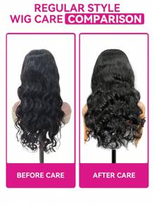 ISEE HAIR Wear& Go V5 6x4 HD 蕾丝无胶波浪假发 预漂白细小结 预剪自然色 180% 8-30 英寸真人头发 预拔 带自然发际线 适合女性 - SNatural - 查看 7