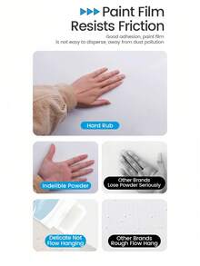 1 件多功能修补漆，防水浴室翻新漆，遮盖划痕，修复瑕疵，多功能墙面漆 - 白色1件裝 - 查看 6