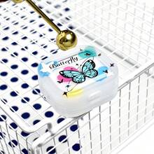 1pc Transparent Creative Cute Butterfly Design Soft Protective Case Compatible With Apple 1/2/3/Pro