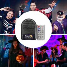 Brinquedo Eletrônico com Controle Remoto e Sons de Terror, 30 Tipos de Sons Assustadores, Dispositivo Eletrônico com Controle Remoto, Adequado para Casa, Escritório, Brincadeira Malévola Entre Amigos, Presentes do Dia da Mentira e Halloween