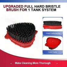 Upd Scrub Brush Compatible With OCedar EasyWring 1 System 7 Pack Triangle Mop Reusable Mop Pads Mop Head Mop Replacement Set With Base For Deep Clean White And Green - 綠色 - 查看 3