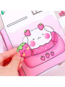 1set Milk Box Food Kawaii Stickers Scrapbooking DIY Quiet Book Toy Book Handmade Art & Craft Material - Multicolor - View 4