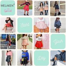 Leather Skirts For Girls Kids & Teen & Toddler & Women Faux Leather Pleated Skirts - 水晶玫瑰 - 查看 5