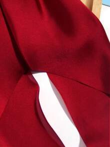 1个酒红色女士发夹，大蝴蝶结发夹，丝滑缎面超大发带，特大蝴蝶结发夹，发饰礼品，发爪，发夹，发卡 - 彩色 - 查看 2