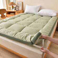 便携式榻榻米地板床垫 - 日式可折叠蒲团，适用于宿舍和露营，薄型卷起床垫，男女通用旅行睡垫 - 可折叠床垫 - 缓解背痛