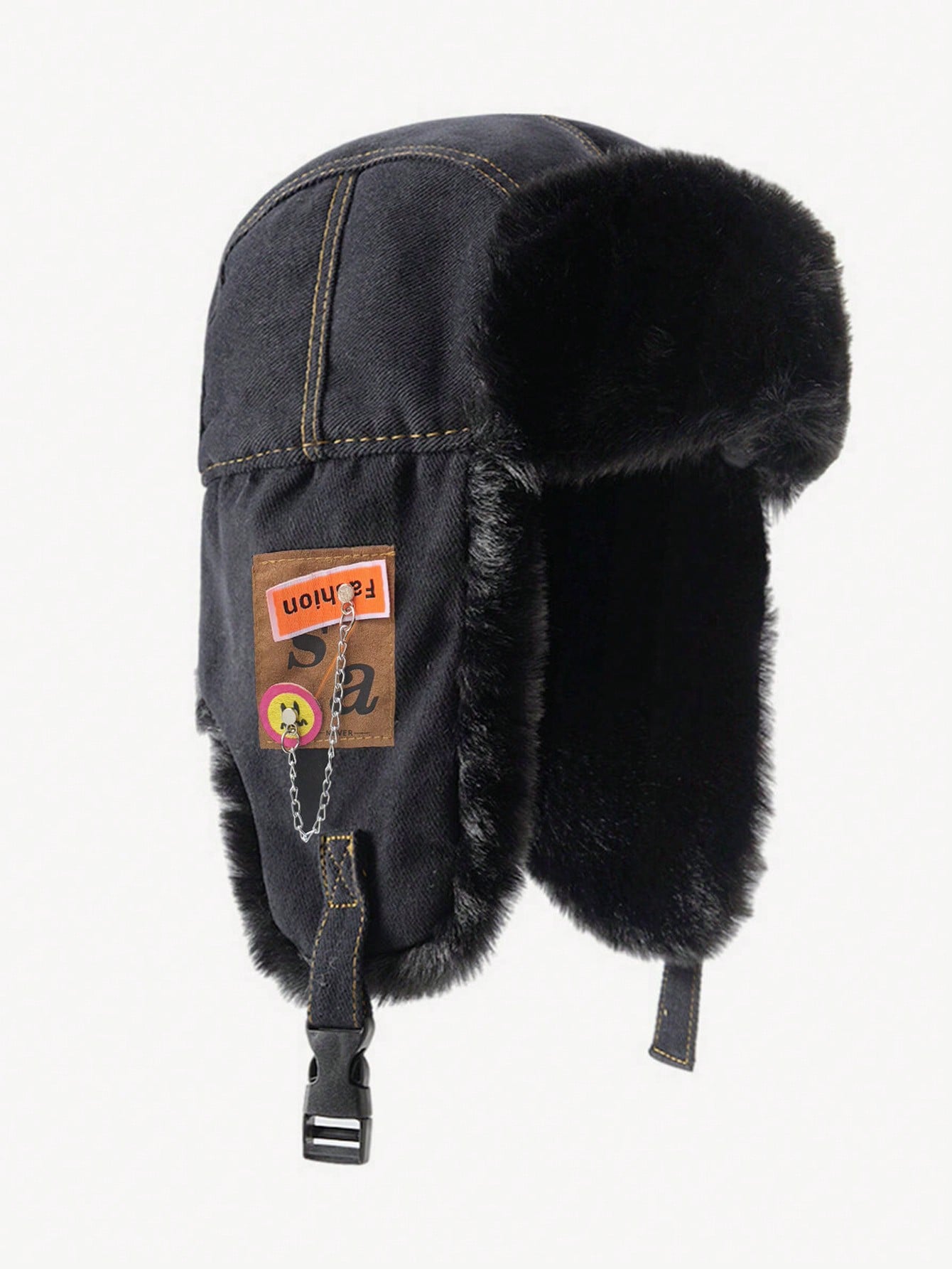 1 pezzo Cappello unisex da trapper con paraorecchie, imbottito e impermeabile, colore caffè, adatto per attività all'aperto e uso casual in inverno e autunno