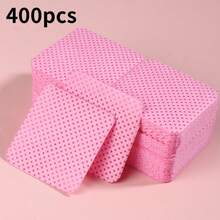 1600Pcs Lint-Free Nail Wipes, Dual-Use Eyelash Extension Glue Remover Pads, Soft Nonwoven No-Lint Cotton For Gel Polish Removal, Salon/Home Manicure Pedicure Tools, Absorbent Quick-Dry Lash Cleansing Wipes, Professional Nail Art & Lash Grafting Supplies