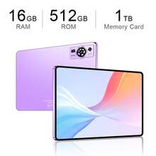 Tablet UXD A5 Android 15, Pantalla IPS de 10,1", 16GB+512GB (ampliable hasta 1TB), 4G LTE/WiFi, Octa-Core, 6000mAh, con Teclado, Ratón, Lápiz, Funda y más - Morado - Ver 5