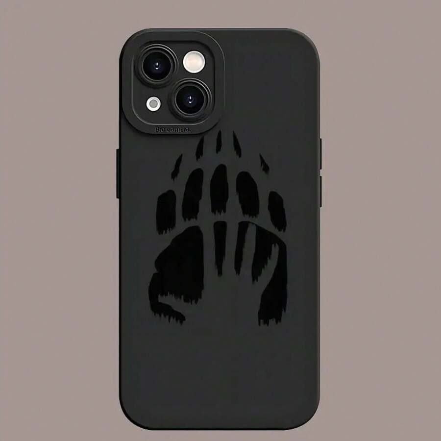Funda para teléfono Eye Soft, diseñada con huellas dactilares deportivas, impresión, superficie mate, proporciona 360 grados completos, compatible con teléfonos inteligentes 11, 12, 13, 14, 15 Pro, 16, XR, X/XS, 8 Plus, SE y teléfonos inteligentes. - Colores mixtos 1 - Ver 1