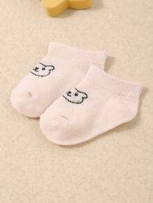 10 Pairs Of Baby Boat Socks With Little Bear Patterns On The Instep, In Random Colors. These Lovely Cartoon Bear - Patterned Socks Are Suitable For Toddlers, Both Baby Boys And Baby Girls, And Are Applicable To Newborns Aged 0 - 3 Years Old. Baby Socks, Newborn Socks, Toddler Socks. - Multicolor - View 6