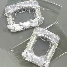 1 chiếc hộp đựng thẻ ảnh ren trắng mới, 5 màu (Hồng, Xanh lá, Vàng, Xanh dương, Trắng) Sản phẩm thủ công tự làm, hộp đựng thẻ ghi nhớ hoạt hình anime viền ren, bảo vệ thẻ album ảnh ngang, hộp đựng thẻ dọc phong cách Lolita trang trí - trắng - Xem 1