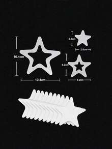 6/12/20 件星形浴缸防滑安全贴纸 - 粘性防滑贴花，适用于淋浴间、浴室地板和楼梯，易于粘贴和晾干，耐用材质 - 彩色 - 查看 10