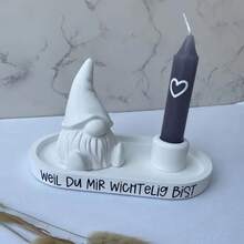 DIY Clay Mold Faceless Santa Claus With Beard Decor Mold, Home Decoration Figurine Mold For Resin, Plaster, Candle, Silicone Mold - White - View 4