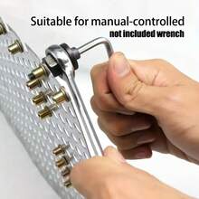 30-delars nitmutterverktygssats - Legerat stål, M3, M5, M8 industriellt nitmuttersättverktygssats, manuell nitpistol | Nittänger, lämplig för hemmafixare, möbler, bilreparationer och metallbearbetningsprojekt, herrverktyg, gör-det-själv-verktyg, multifunktionella verktyg