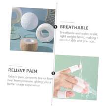 2 Rolls Of 8-Meter White Khaki Toe Protectors, Big Toe Finger Protectors, Suitable For Both Men And Women, Runners' Big Toe Protectors, Bandages, Toe Protectors, Pain-Relieving Toe Pads, Suitable For Daily Wear And Tear Prevention And Protection Of All Parts Of Hands And Feet