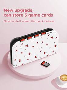 1 buah Casing Pelindung Motif Polkadot Ceri Lucu, Kompatibel dengan Switch 2 Baru (2025), Untuk Switch NS/Switch OLED/Lite, Cocok untuk Aksesori Konsol Game Switch 2, Paket Keluarga, Kantong Penyimpanan dengan Slot Kartu, Pelindung Switch, Hadiah Romantis untuk Pemain Switch - MultiWarna - View 10
