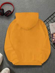 Felpa con cappuccio autunnale per ragazzi/bambini, con stampa grafica del personaggio Marvel e busto di Venom, a maniche lunghe, con vestibilità comoda e spalle scese, colore bianco. - giallo dorato - Visualizzare 2