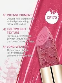 Catkin Rouge Carving Matte Lipstick, Waterproof Long-Lasting Satin Moisturizing Smooth Lipstick, Limited Edition CP170 - CP170 (Limited Edition) - View 2