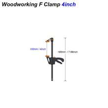 Woodworking Clamp F Bar Hard Quick Slid Release Ratchet Speed Squeeze Clip Kit Long Carpenter Set Nylon Gadget Wood Work Hand Tool Carpentery DIY 4inch 6inch