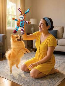 Hundespielzeug - Plüsch Quietschspielzeug für Welpen, vertreibt Langeweile für kleine Hunde, interaktives anregendes Welpenspielzeug zum Beschäftigen