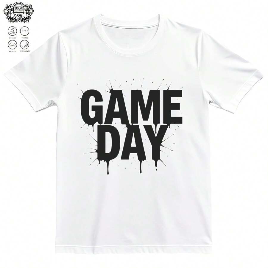Game Day Football Dtf Transfer, Football Groovy Game Day Ready To Press Dtf Transfer, Sport Transfer, Football Sean Dtf 91 - 白色7 - 查看 1