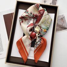 1pc Bandana Cashew Print Scarf, Headband, Neck Scarf, Suitable For Daily Use For Dress - Multicolor - View 2