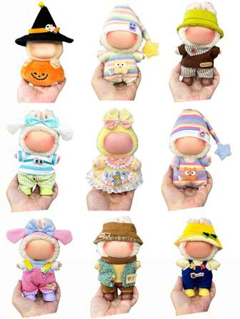 6.69-Inch Doll Clothes, Compatible With Labubu,1sets Of Decoration Suitable For 6.69-Inch Dolls, Cute BuLabu Accessories, For Play And Display (Shoes And Dolls Not Included)