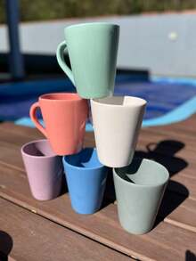 Assorted 300ml Coffee Cup Set | Premium 300ml Ceramic Mug | Quality And Durability For Your Coffee And Teas - Bộ sản phẩm gồm 6 cốc các loại - Xem 2