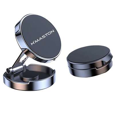 Suporte Magnético para Carro Dobrável 360° Universal para Painel - H'maston CJ-88
