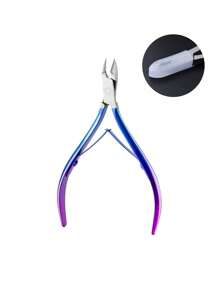 1pc Stainless Steel Cuticle Nipper, Nail Clipper, Nail Trimmer, Ingrown Toenail Clipper, Manicure Tool Set